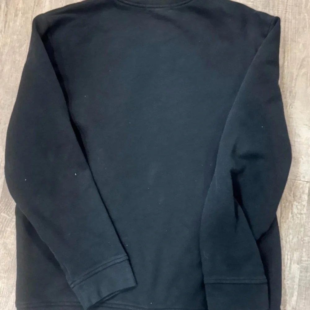 Banana Republic Black Black Out Crewneck Sweatshirt Size Large Minimal‎ Pullover